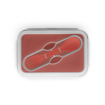 SAFFRON. Lancheira. Caixa hermética retrátil em silicone e PP 640 mL